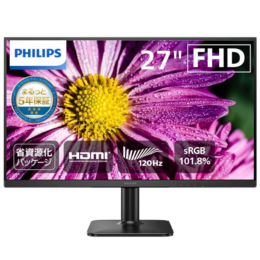 液晶モニター【27インチ】PHILIPS （2023年購入・稼働品） Amazon.co.jp: PHILIPS 液晶ディスプレイ・PCモニター 242E2F/11